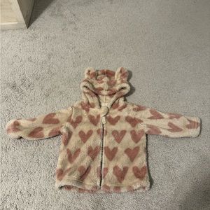 18-24 months Hanna Andersson hearts Sherpa jacket